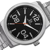 Joshua & Sons Bold Easy to Read Mens - Stainless Steel Bracelet - JS82SSB - Honesty Sales